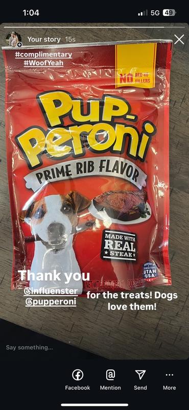 Chicken Treats Chicken Pup Peroni Full Moon Dog Treat Pup-Peroni