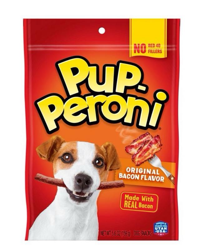 Bacon Flavor Soft Dog Treats Pup Peroni