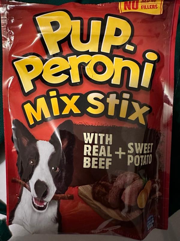 Mix Stix Beef Sweet Potato Dog Treats Pup Peroni