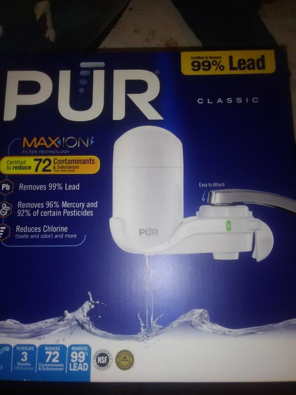 PUR MAXION Classic Water Faucet Filtration System White Fm3333b for sale online