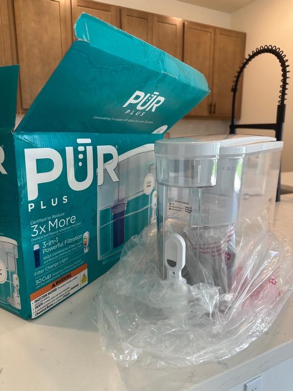 浄水器・整水器 T-PROFESSIONAL THE PERFECT BOX 30L PUR Plus 30-Cup Water Filter Pitcher Dispenser DS1811Z - The Home