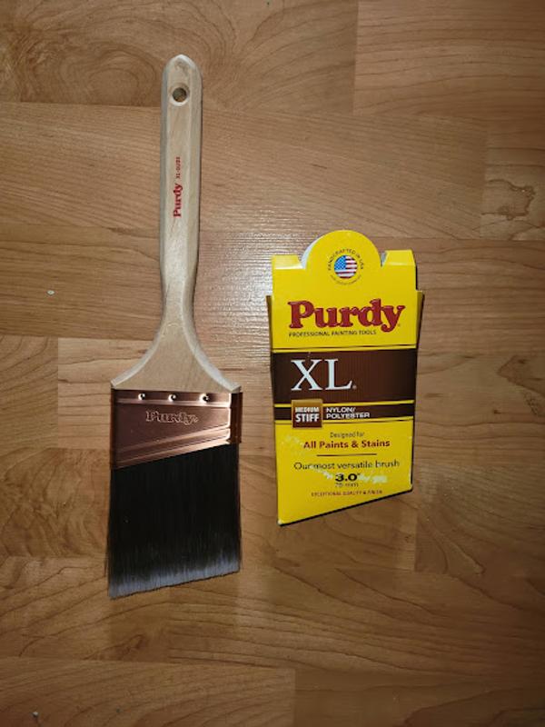 PURDY, Angle Sash Brush, 2 1/2 in, Paint Brush - 6YAH2