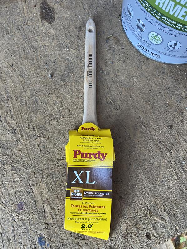 Purdy XL Dale 1-in Reusable Nylon- Polyester Blend Angle Paint Brush in the Paint  Brushes department at