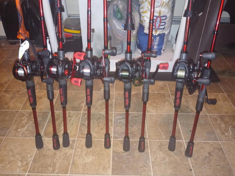 Ugly Stik Carbon Casting Fishing Rods, Lightweight, Medium, 6.6-ft