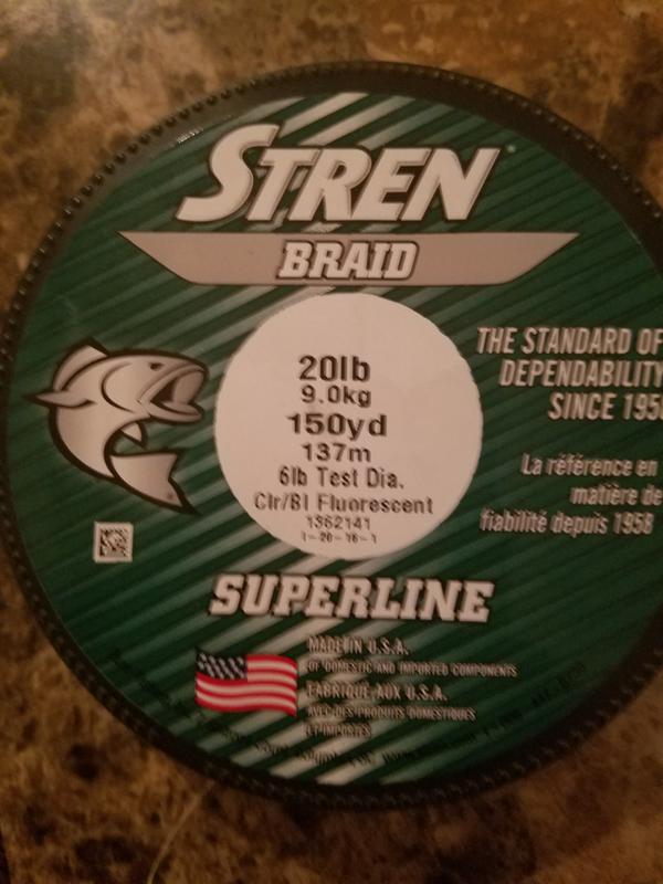 Stren Superline Braided Line 150yd Choose Size