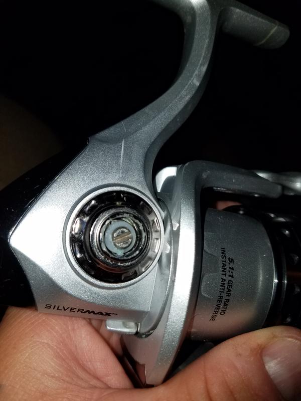 silver max spinning reel