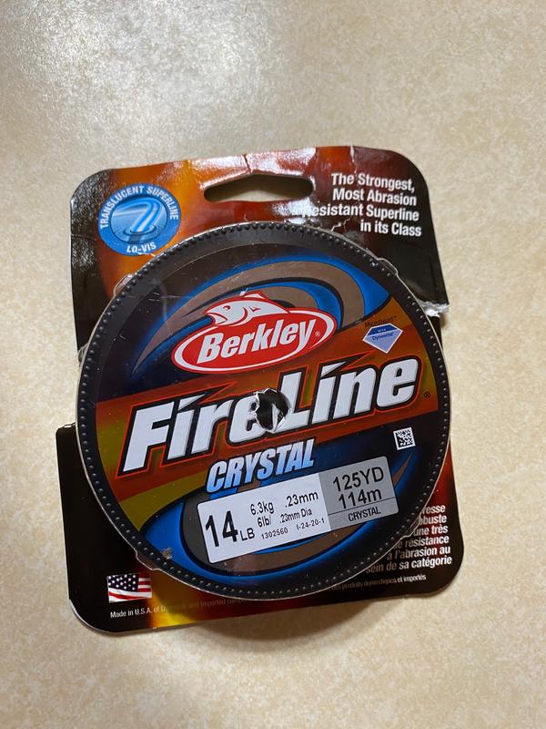Berkley FireLine Fused Crystal 6 lb. Superline - 125 Yds - Precision Fishing
