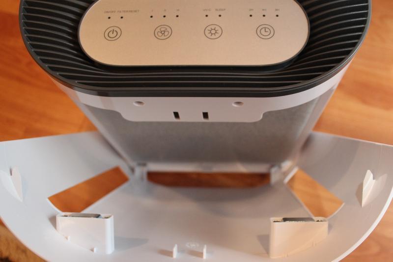 Detach cover from top.