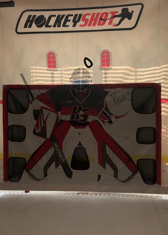 HockeyShot Extreme Goalie Shooter Tutor – Hockey Net Shooting Aid Tarp