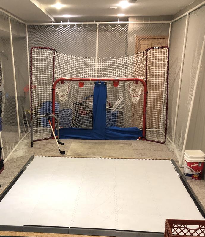 Piastrelle Skate-Able HockeyShot Revolution - 10 Pezzi, 45.7x45.7 Cm, Bianco, Per Allenamento Hockey - Foto 11