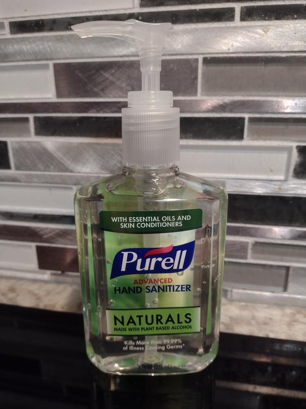 Purell 8 oz. Advanced Hand Sanitizer Naturals with Plant Based Alcohol ...
