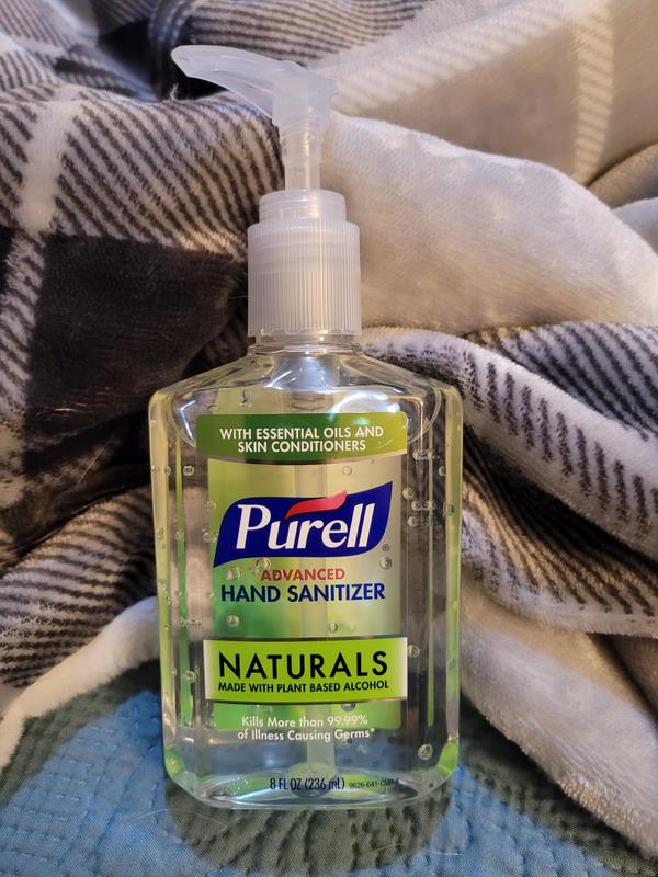 Purell 8 oz. Advanced Hand Sanitizer Naturals with Plant Based Alcohol ...