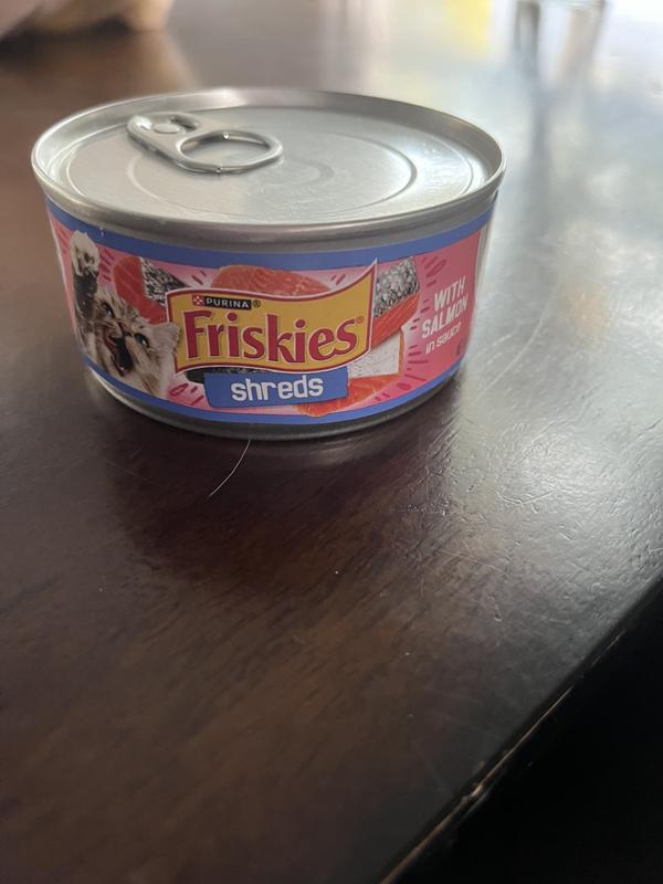 Friskies Shreds With Salmon Sauce Wet Cat Food 5.5 oz. Case of 24 Petco