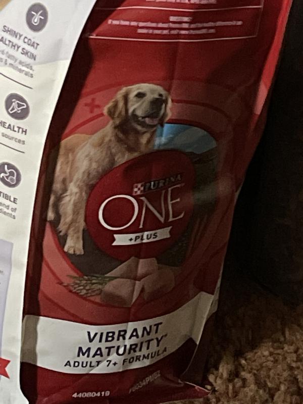 Purina ONE Senior Dry Dog Food; SmartBlend Vibrant Maturity Adult