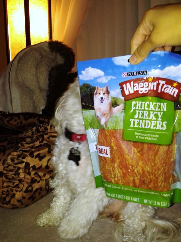 Purina waggin train chicken jerky tenders best sale