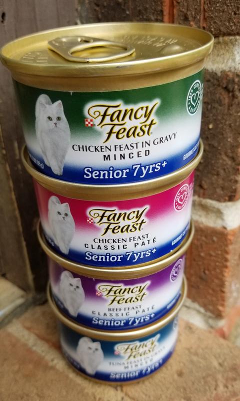 Fancy feast clearance senior cat food