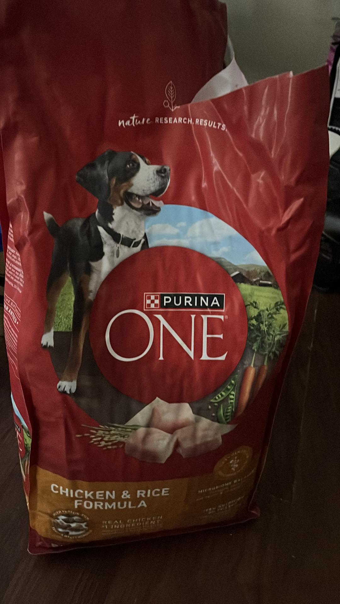 Purina ONE Chicken Rice Formula Dry Dog Food 40 lbs. Petco