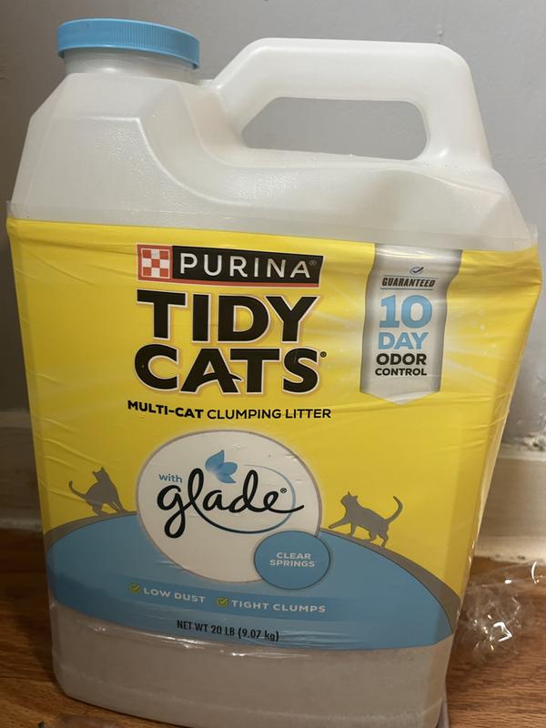 Purina tidy cats lightweight glade tough odor solutions clumping cat litter best sale