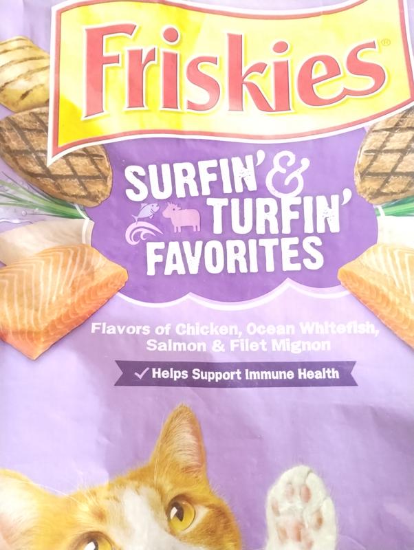 Friskies Surfin Turfin Favorites Dry Cat Food 16 lbs. Petco