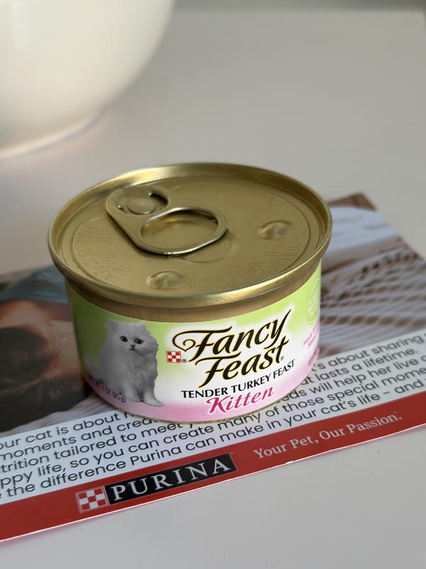 Fancy feast gourmet outlet kitten tender canned food