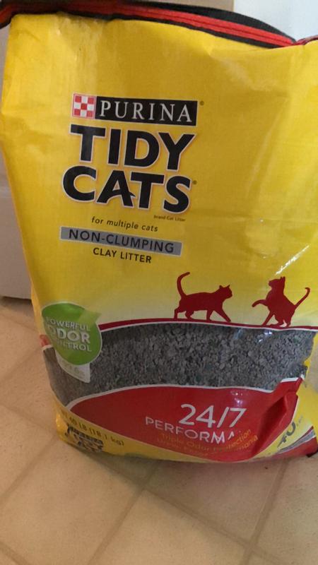 Tidy Cats Non Clumping 24/7 Performance Multi Cat Litter, 40 lbs.