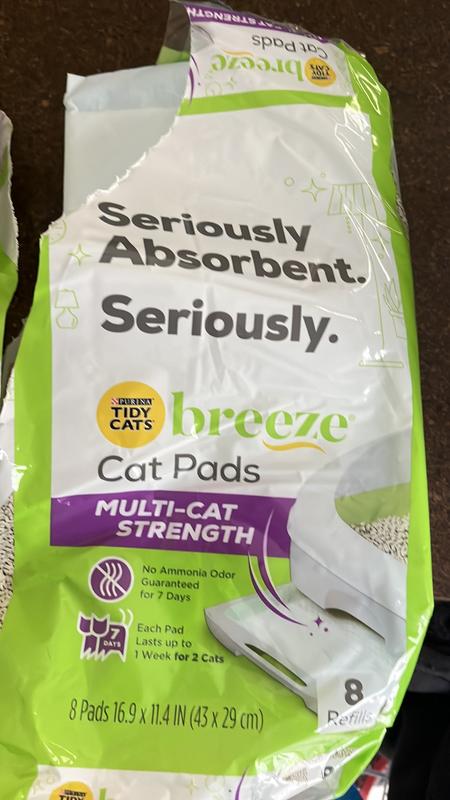 Purina Tidy Cats Cat Pads BREEZE Spring Clean Fragranced Refill Pack Pet Supplies Plus
