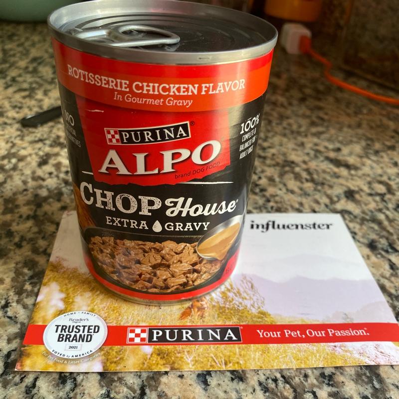 Purina Alpo Chop House Rotisserie Chicken Flavor in Gourmet Gravy