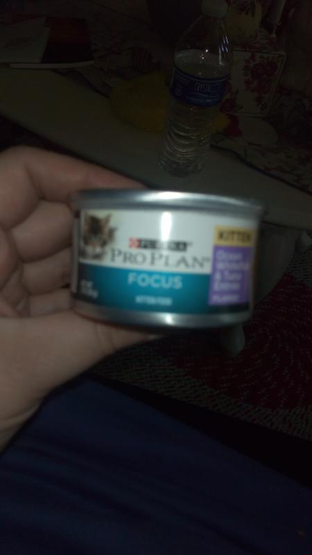 The can size and label