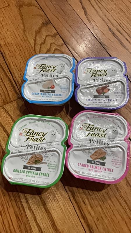 Fancy Feast Delights Tuna & Cheddar Cheese Feast in Gravy Wet Cat Food ...