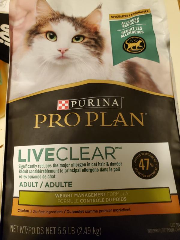 Purina Pro Plan Weight Control Cat Food LIVECLEAR Adult Weight