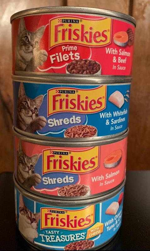 Purina Friskies Wet Cat Food Variety Pack Fish A Licious Shreds