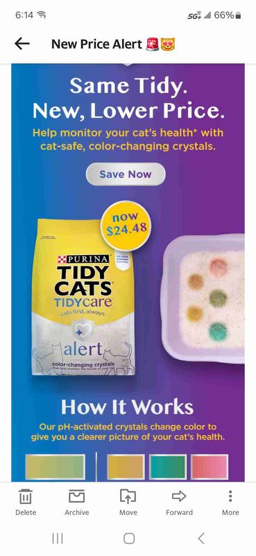 Purina Tidy Cats Non-Clumping Multi Cat Litter – 30lb Bag, 24/7 Odor Control