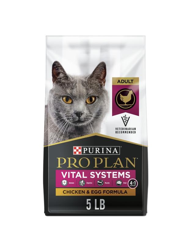 Purina Pro Plan Grain Free High Protein Natural Chicken Egg Formula Dry Cat Food 3.2 lbs