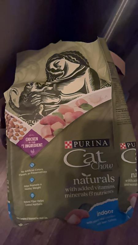 Purina Cat Chow Hairball Healthy Weight Indoor Natural Dry Cat Food Naturals Indoor 6.3 lb. Bag Meijer