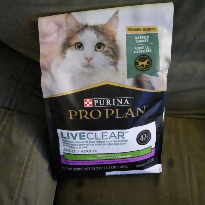 Purina Pro Plan High Protein Indoor Dry Cat Food LIVECLEAR Adult