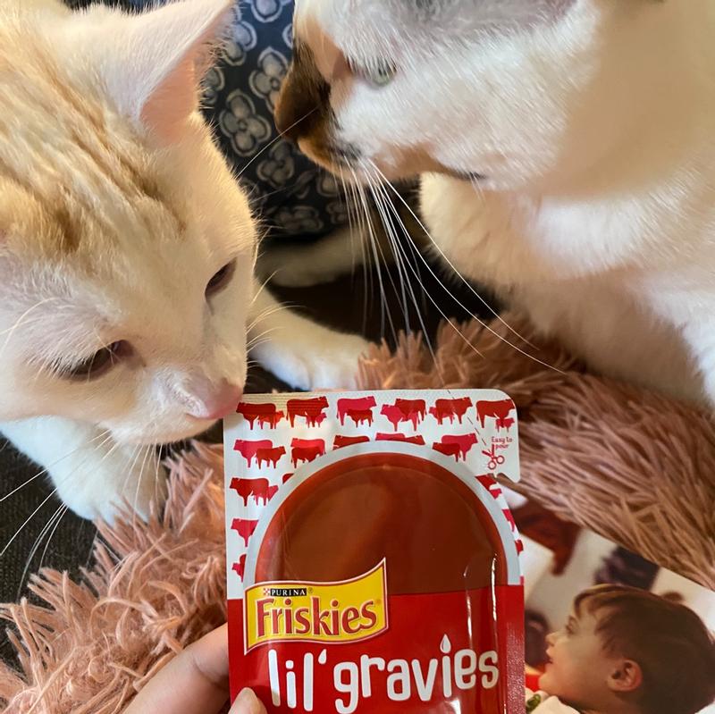 Purina Friskies Lil Gravies Roast Beef Flavor Cat Food Complement