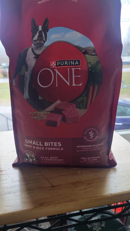 Purina One 31.1 lb Smartblend Small Bites Beef Rice Dog Food 199 728 15 Blain s Farm Fleet