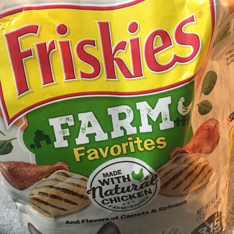 Purina Friskies Natural Dry Cat Food Farm Favorites With Chicken