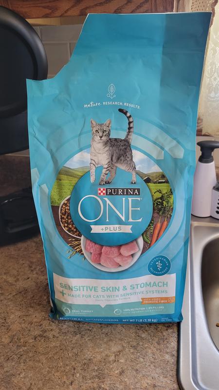 Purina One Best Dry Cat Food For Sensitive Skin Purina ONE +Plus