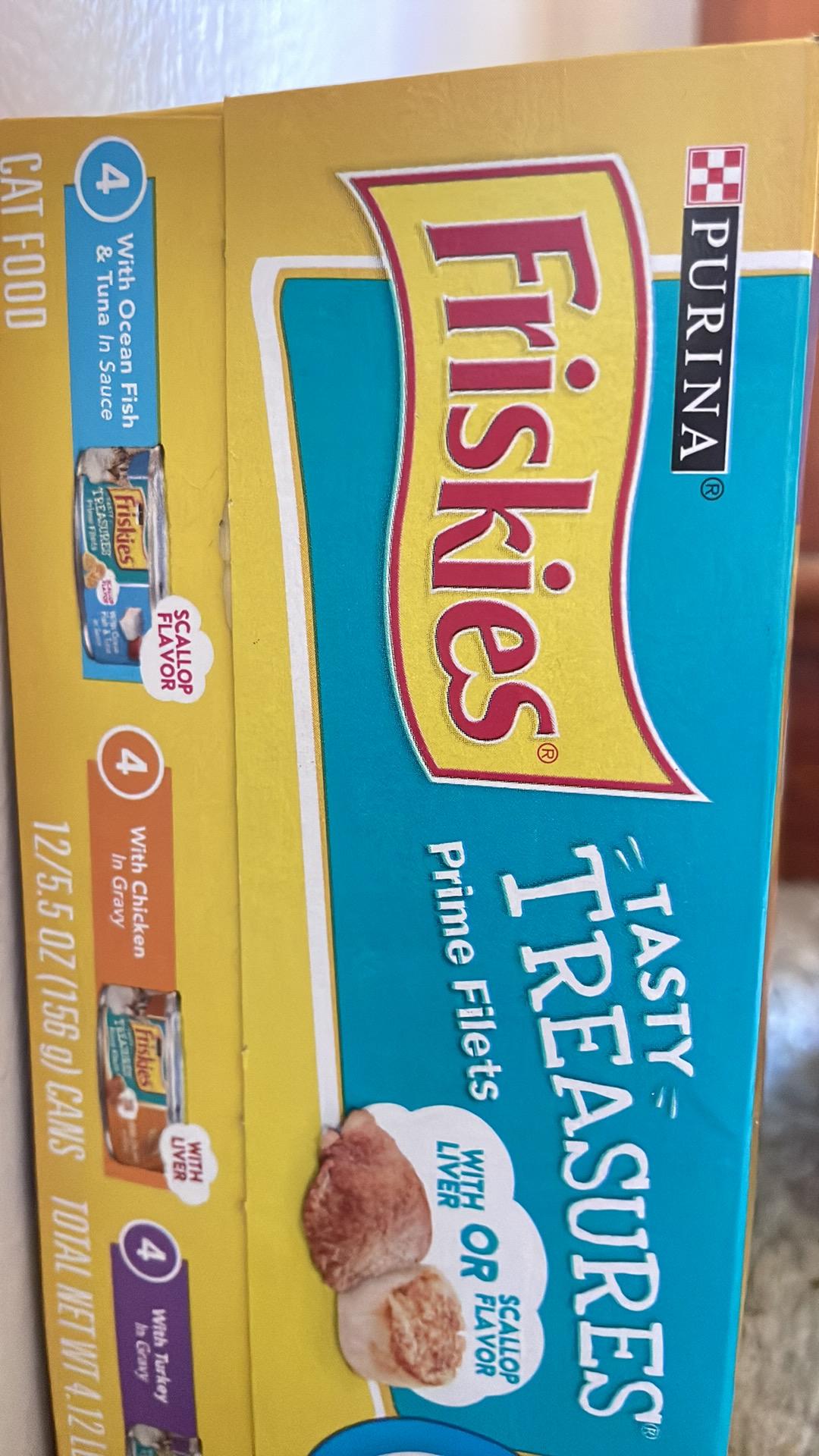 Friskies tasty treasures cat food hotsell