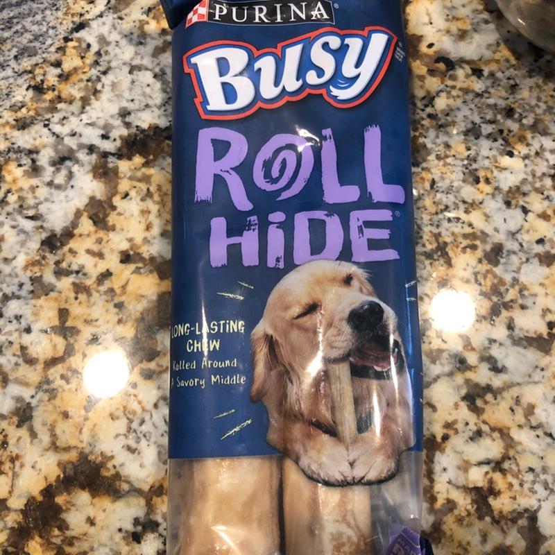 Purina Busy Rawhide Large Breed Dog Bones Rollhide 2 ct. Pouch Meijer