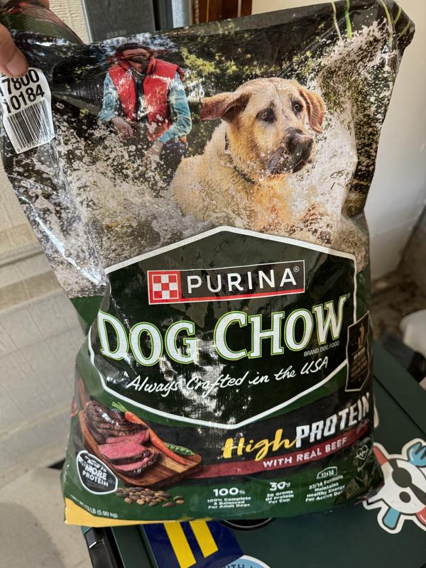 Purina Dog Chow High Protein Dry Dog Food, High Protein Recipe