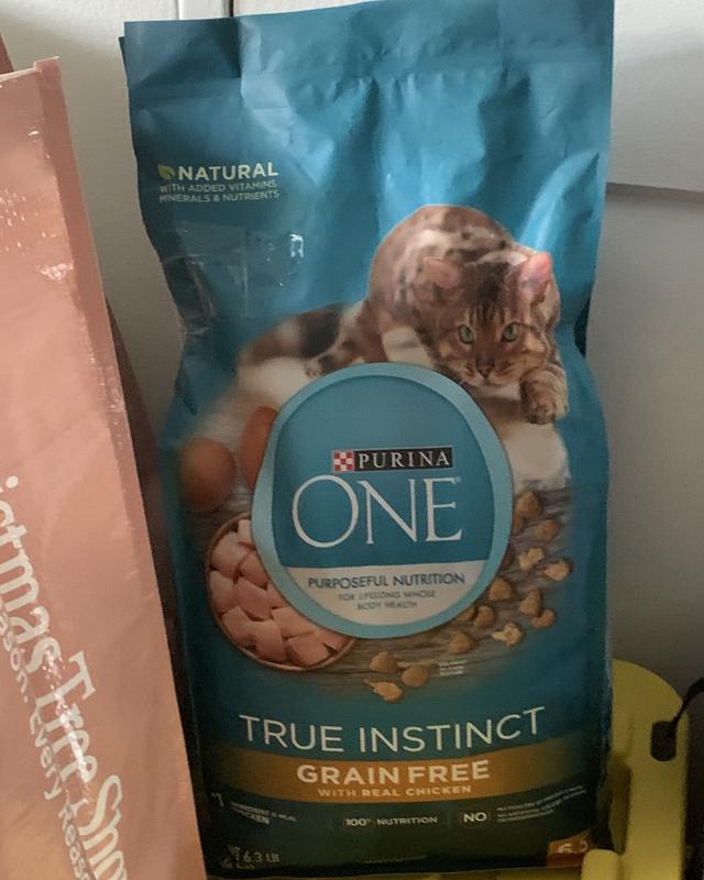 Purina ONE Natural High Protein Grain Free Dry Cat Food True