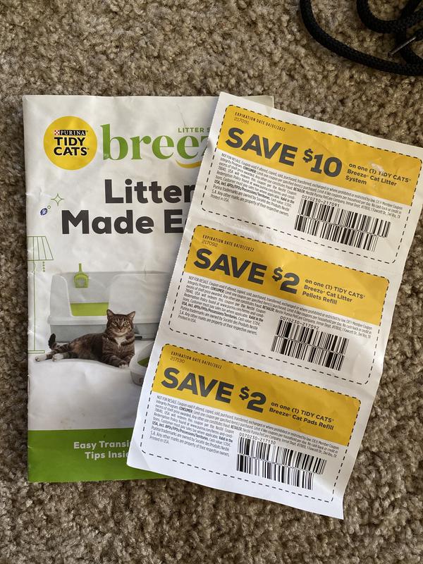 Breeze cat litter store coupons