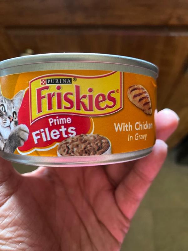 Friskies prime filets clearance with chicken in gravy