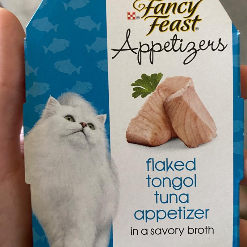 Purina Fancy Feast Appetizers Grain Free Cat Food Flaked Tongol