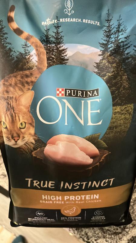 Purina ONE Natural High Protein Dry Cat Food True Instinct With