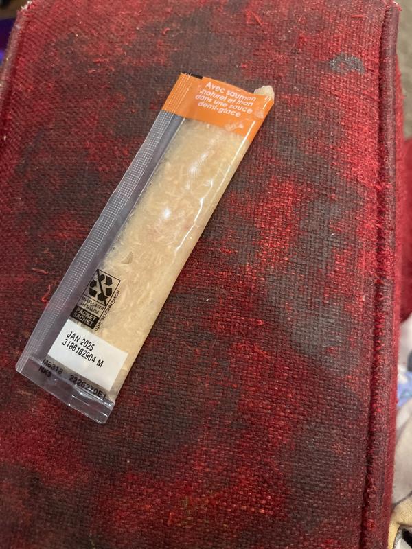 Would not even touch it and even spat it out