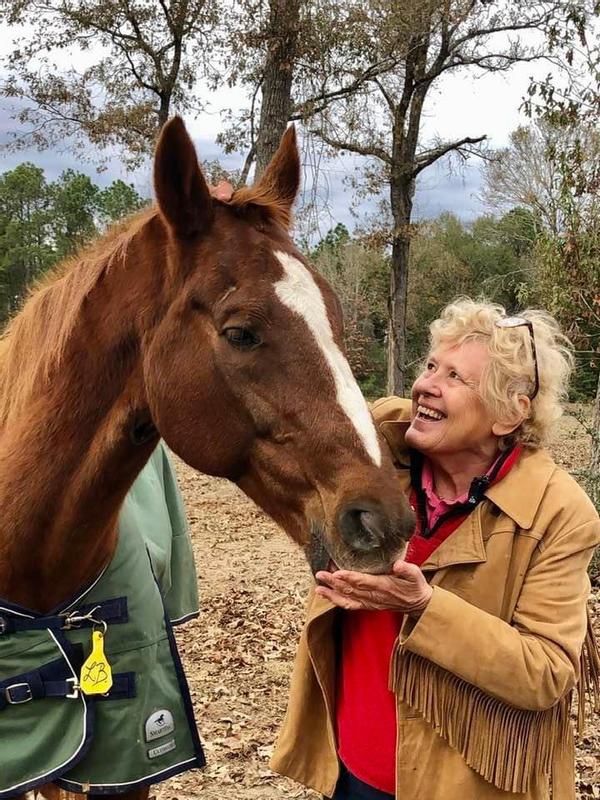 In memory of Carlanda H. With her treasued companion LB.