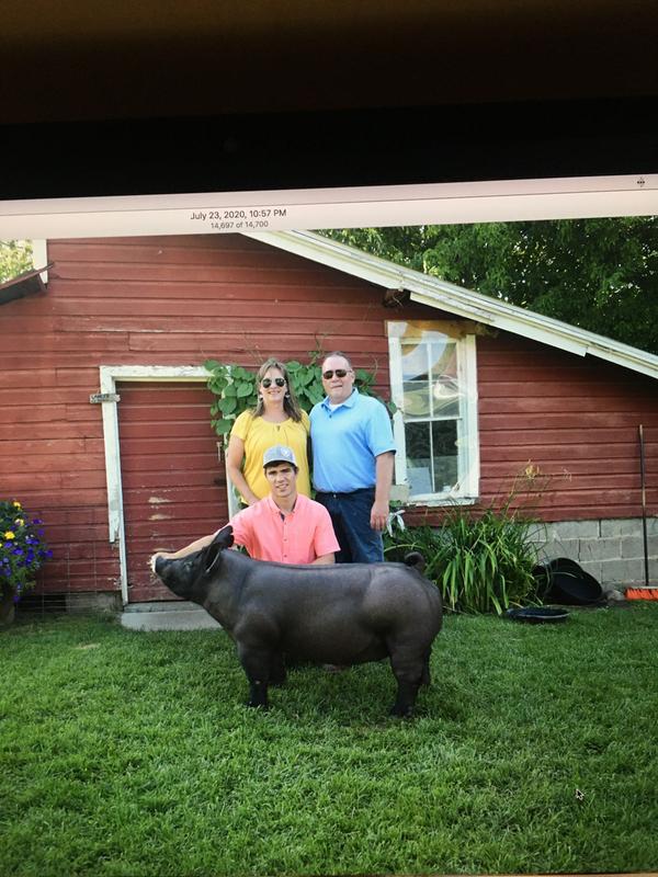 Northwest livestock Virtual Show Supreme Champion Hog
